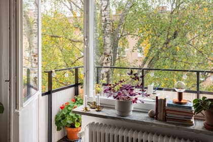 Balkong eller utsiktsbild