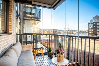 Balkong eller utsiktsbild