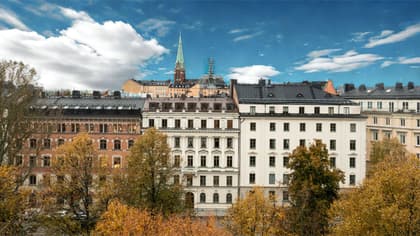 Balkong eller utsiktsbild