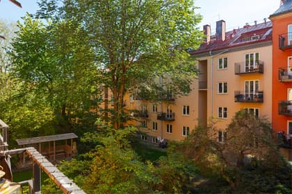 Balkong eller utsiktsbild