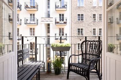 Balkong eller utsiktsbild