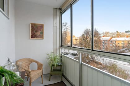 Balkong eller utsiktsbild