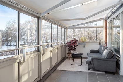 Balkong eller utsiktsbild