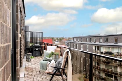 Balkong eller utsiktsbild