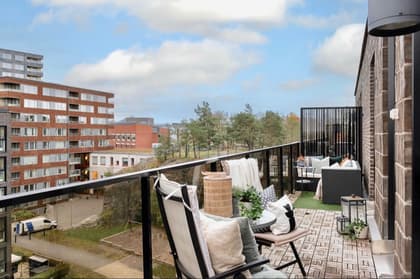 Balkong eller utsiktsbild