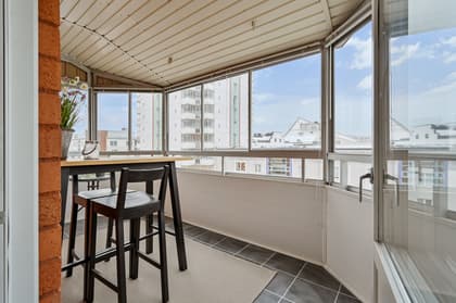 Balkong eller utsiktsbild