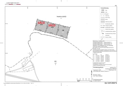 Illustrerad karta över fastigheten eller området