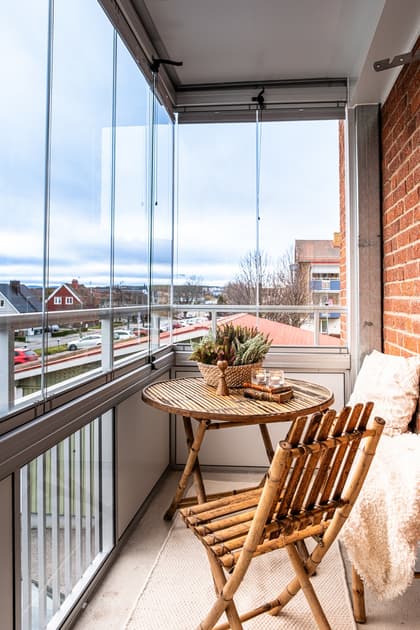 Balkong eller utsiktsbild