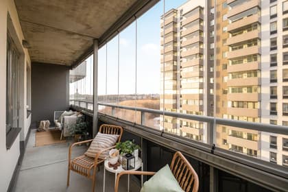 Balkong eller utsiktsbild