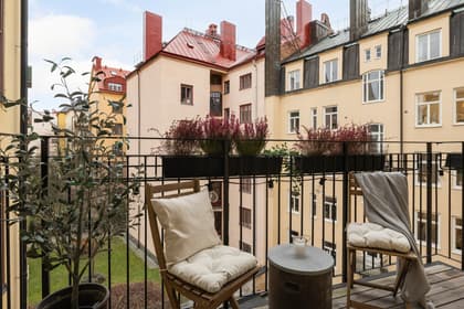 Balkong eller utsiktsbild