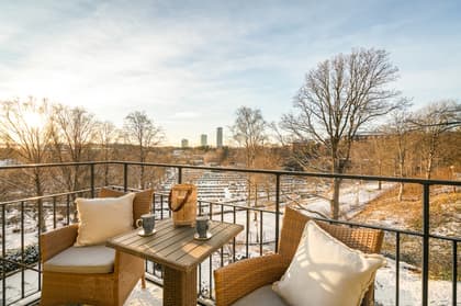 Balkong eller utsiktsbild