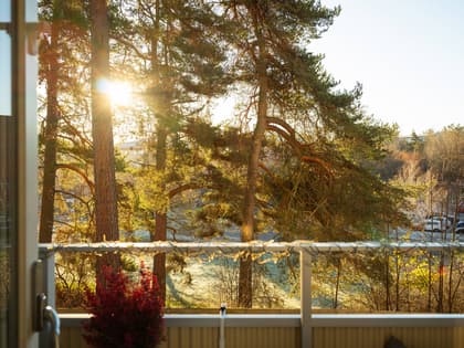 Balkong eller utsiktsbild