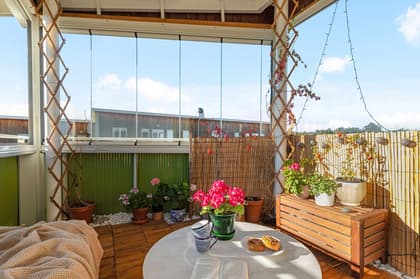 Balkong eller utsiktsbild