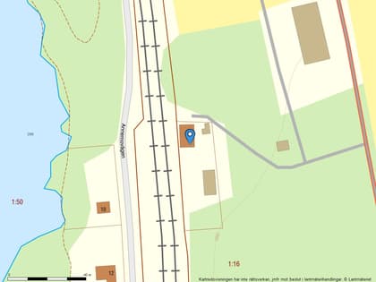 Illustrerad karta över fastigheten eller området