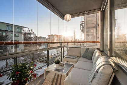 Balkong eller utsiktsbild