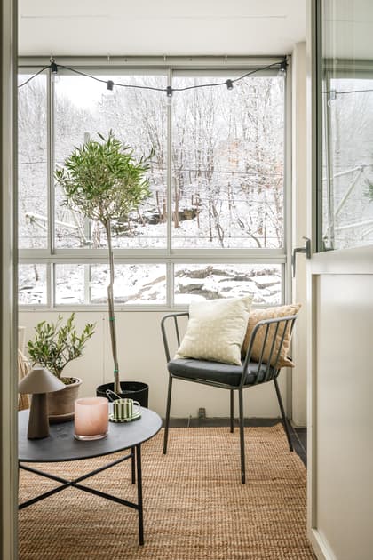 Balkong eller utsiktsbild