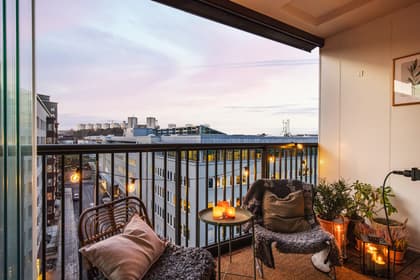 Balkong eller utsiktsbild