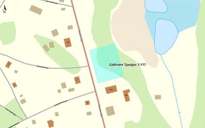 Illustrerad karta över fastigheten eller området