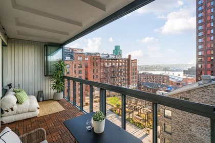 Balkong eller utsiktsbild