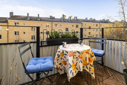 Balkong eller utsiktsbild