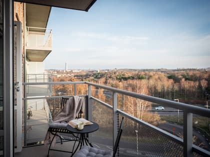 Balkong eller utsiktsbild