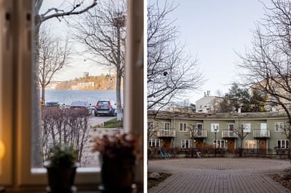 Balkong eller utsiktsbild