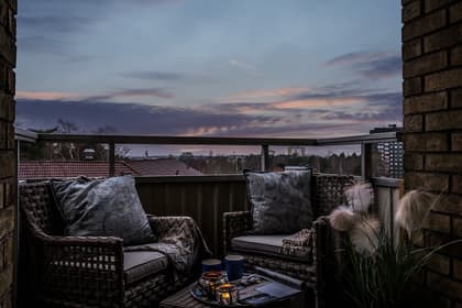 Balkong eller utsiktsbild