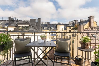 Balkong eller utsiktsbild