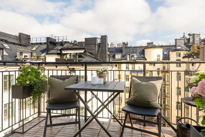 Balkong eller utsiktsbild