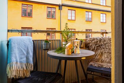 Balkong eller utsiktsbild