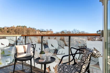 Balkong eller utsiktsbild