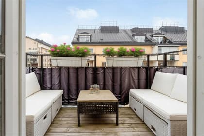 Balkong eller utsiktsbild