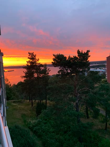 Balkong eller utsiktsbild