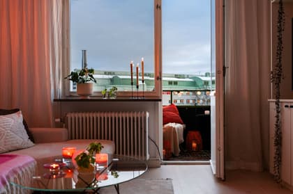 Balkong eller utsiktsbild