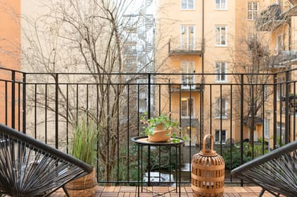 Balkong eller utsiktsbild