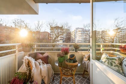 Balkong eller utsiktsbild