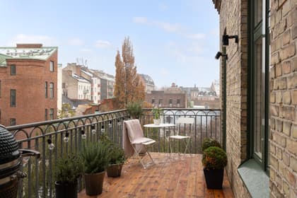 Balkong eller utsiktsbild