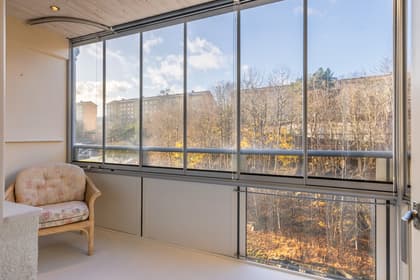 Balkong eller utsiktsbild