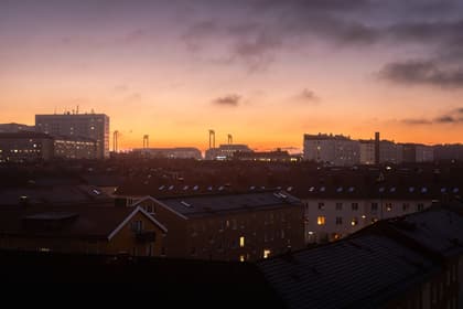 Balkong eller utsiktsbild