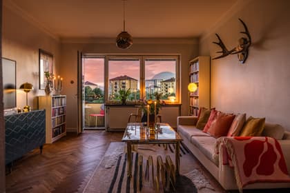 Balkong eller utsiktsbild