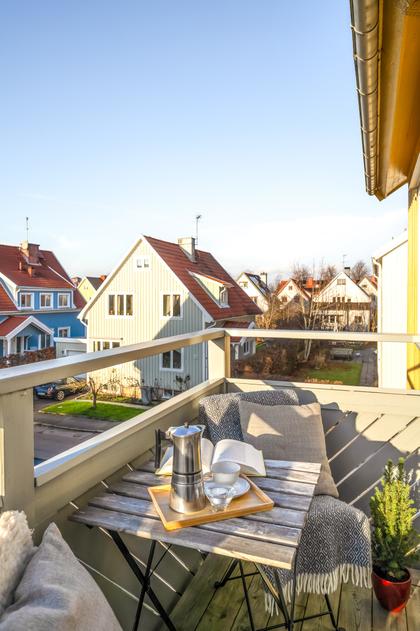 Balkong eller utsiktsbild