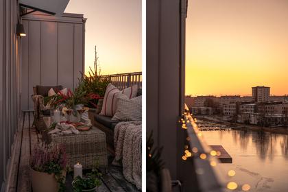 Balkong eller utsiktsbild