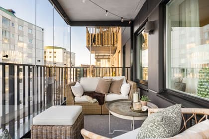 Balkong eller utsiktsbild