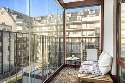 Balkong eller utsiktsbild