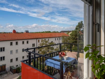 Balkong eller utsiktsbild