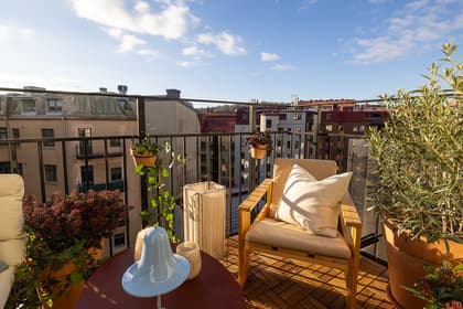 Balkong eller utsiktsbild