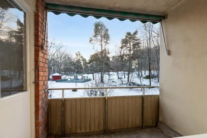 Balkong eller utsiktsbild