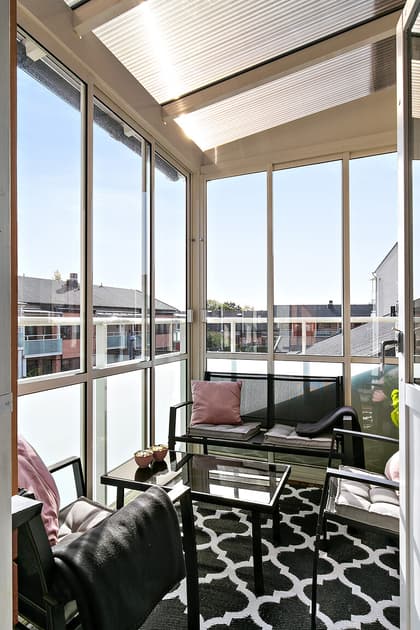 Balkong eller utsiktsbild