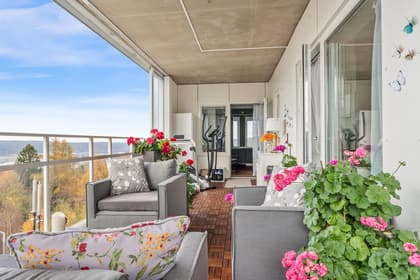 Balkong eller utsiktsbild