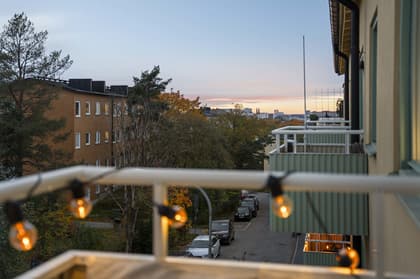 Balkong eller utsiktsbild